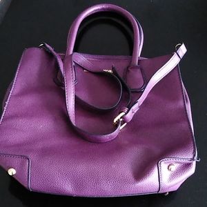 Michael Kors purse ,purple Plum Leather